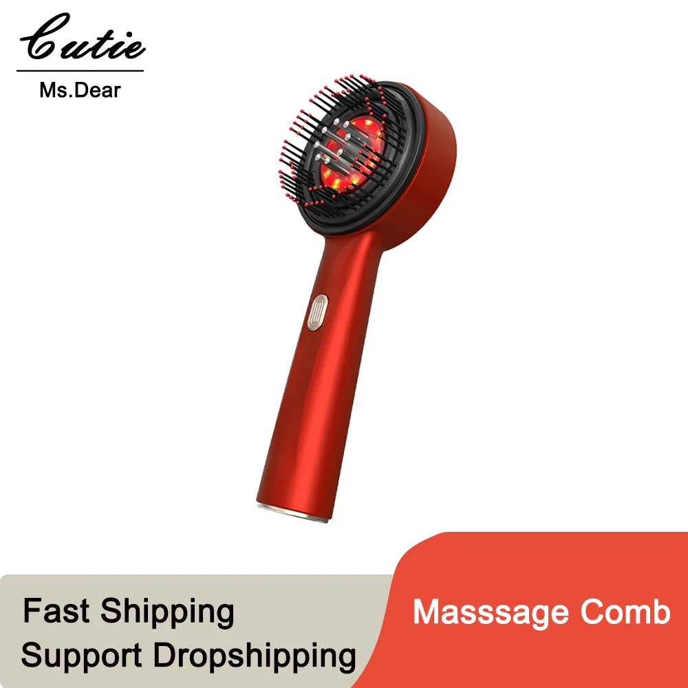 

Electric Vibration Massage Comb Scalp Massage Oil Liquid Applicator Anti-Hair Loss Hair Follicle Comb Therapy Scalp Hair Brush