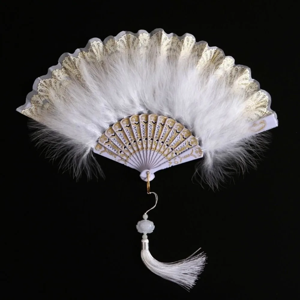 

Китайский винтажный складной веер в стиле чонсам, классический, красочный, кружевной, для танцев и свадебного декора