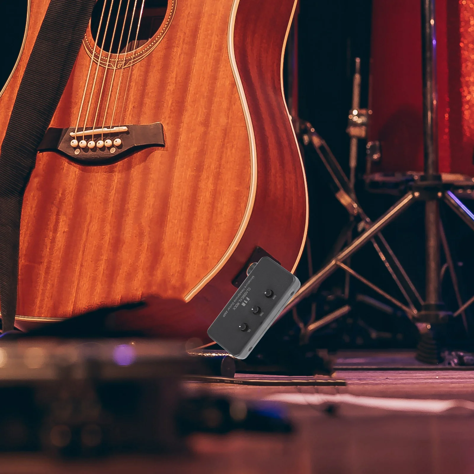 

Portable Mini Speaker For Electric Guitar Bass, Compact Size With Headphone Amp, Sound Box, Outdoor Performance