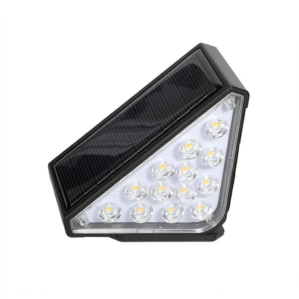 Waterproof Solar Stair Lights Outdoor LED Deck Lamp Automatic Sensor Garden Path Yard Patio Step Lighting Decorative Fixture