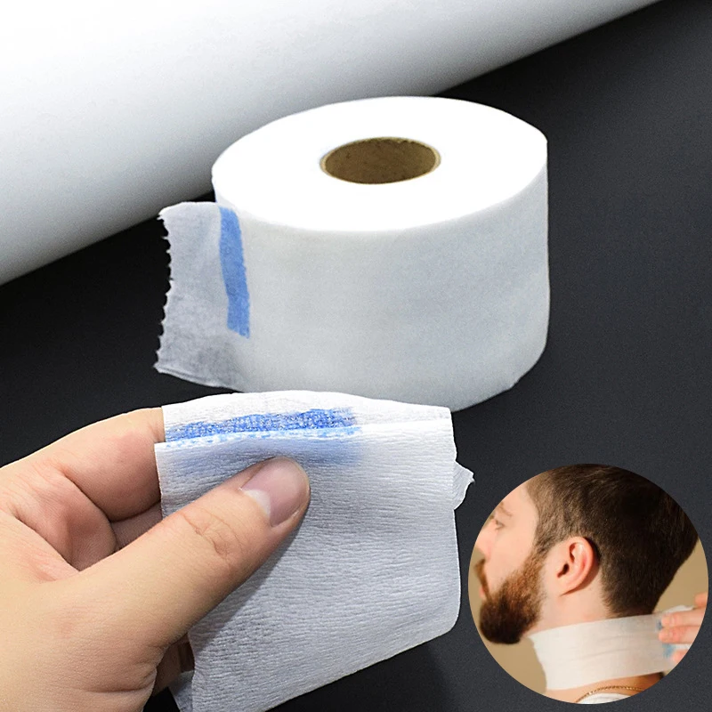 Disposable Barber Neck Strip Paper Prevent Broken Hair Haircut Care Hair Stylist Salon Protector Absorb Perspiration Tissue