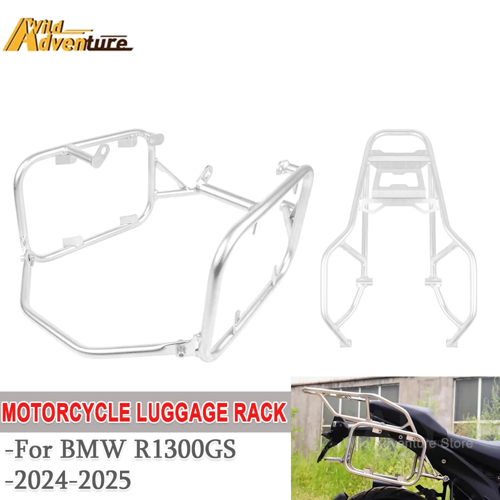 R1300GS Luggage Rack Stainless Steel Pannier Top Case Bracket For BMW R1300GS R 1300 GS 2024-25 Toolbox Support Saddlebag Holder