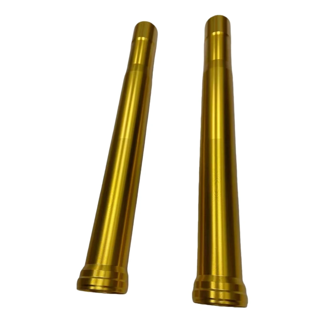 Gold/Black Front Fork Leg Tubes For KAWASAKI ZR800 Z800 2013-2016 ZR900 Z900 /ABS 2017-2019 ZR900 Z900 /ABS 2020-2023 473mm view 2