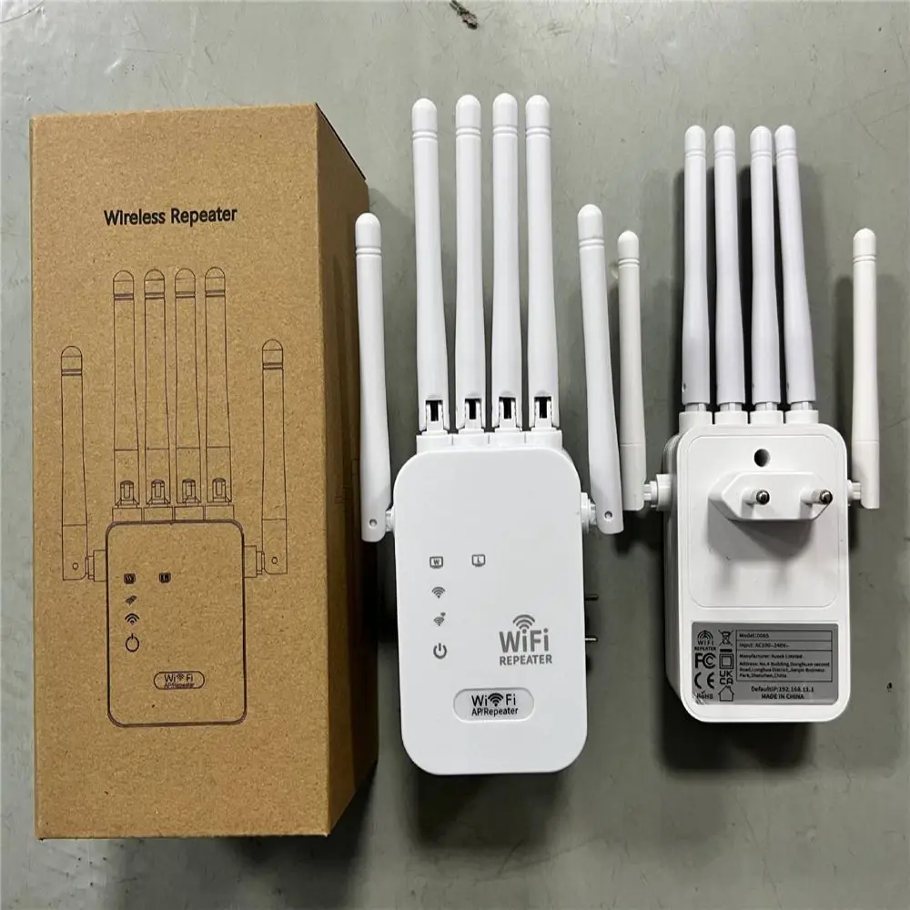1200Mbps WiFi Repeater Dual-Band 2.4G/5G Penguat Sinyal WiFi 802.11ac Wireless WiFi Extender untuk Jaringan Rumah atau Kantor