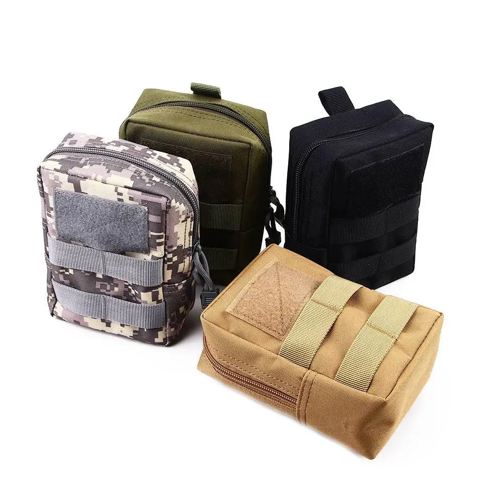 

Дорожный нейлоновый кошелек Molle 1000D, сумки для кемпинга цвета хаки, уличные поясные сумки, поясная сумка на молнии, поясная сумка, сумки для мобильных телефонов