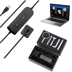 Dental X-Ray Sensor with 9 Languages, Faster/Recycle/Durable USB Dental X Ray Sensor Intra Oral Camera Digital RVG Sensor