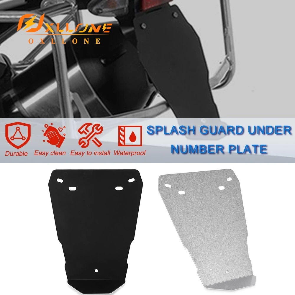 

2025 2024 NEW Motorcycle FIT For Honda XL750 Transalp XL 750 2023-2026 Splash Guard Under Number Plate Aluminum Accessories 2026