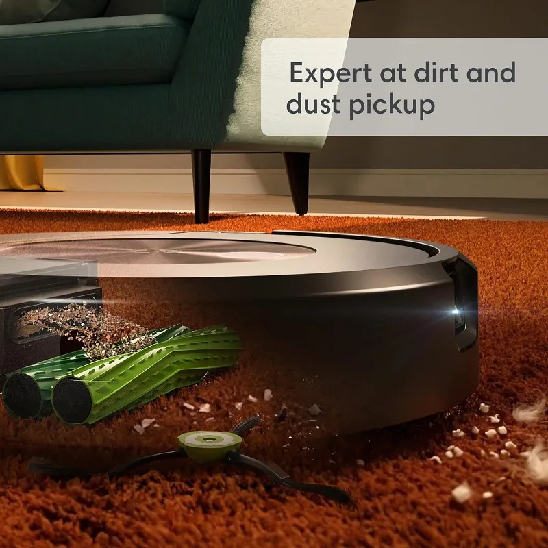 Roomba Combo j9+ Zelfledigende en automatisch vullende robotstofzuiger en dweil – Multifunctionele basis, navulbak en gaat zelf leeg