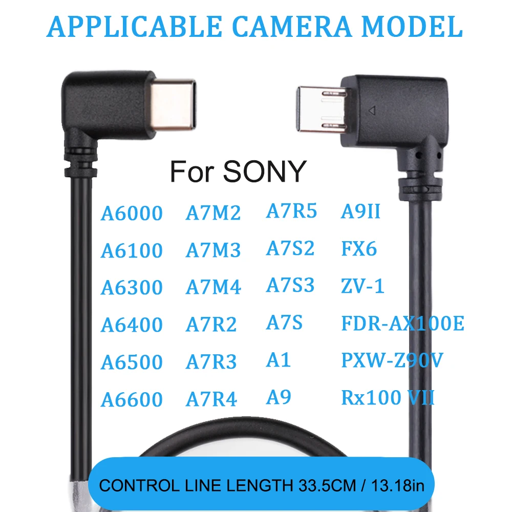 DJI Ronin RSC2 RS2 RS3 Stabilize USB-C to Multi Sony Camera Multi Cable Type-C to Multi DJI Stabilizer Type-C Connect Cable