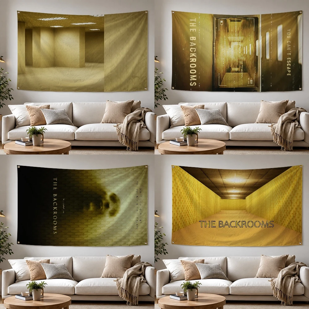 Outdoor Camping Movies - B-Backrooms Movie Outdoor-Flagge für Zuhause, Camping,