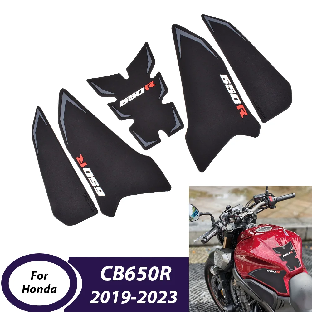 

Motorcycle Side Tank Pad Oil Gas Fuel Protector Cover For Honda CB 650R 2019-2025 CB650R Anti slip Fuel Tank Protection Sticker