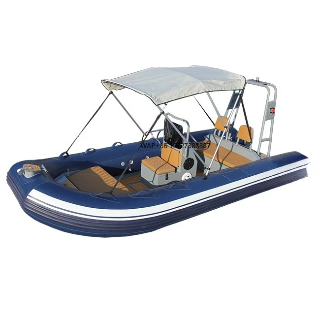 Aluminum 16ft Rhib480 Double Deep V Hull PVC/Hypalon/Orca Inflatable Rib Rowing Boats