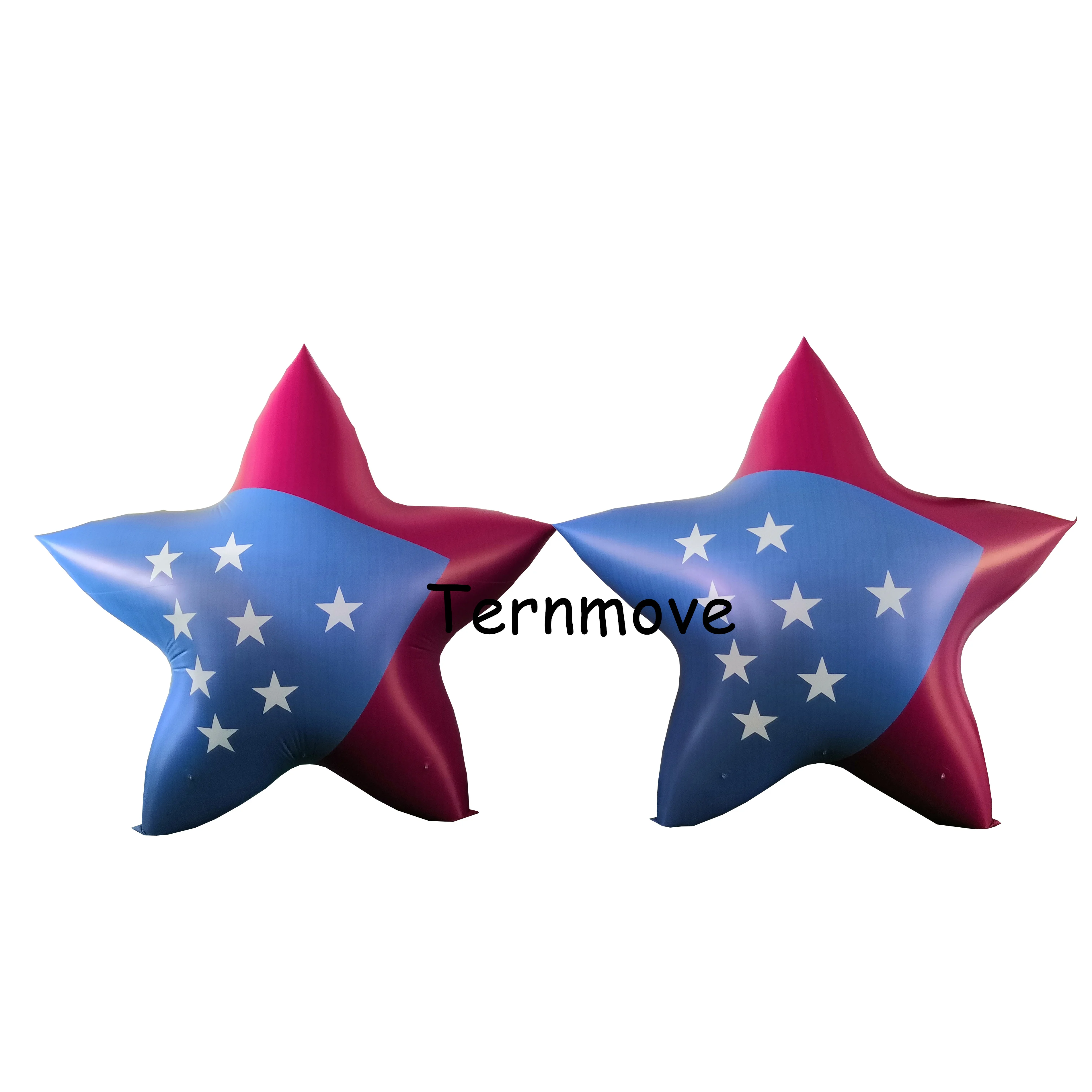 

pvc helium star balloon with national flag printing advertising Promotion Helium Balloone's floating custom large ground balloon