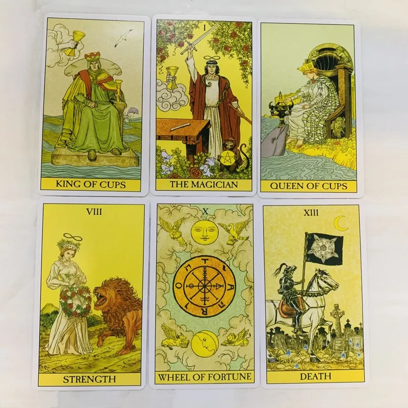 Before Tarot Cards A 78 English Visions Oracle Deck Cards Divination Board Games Playing Cards for Beginners