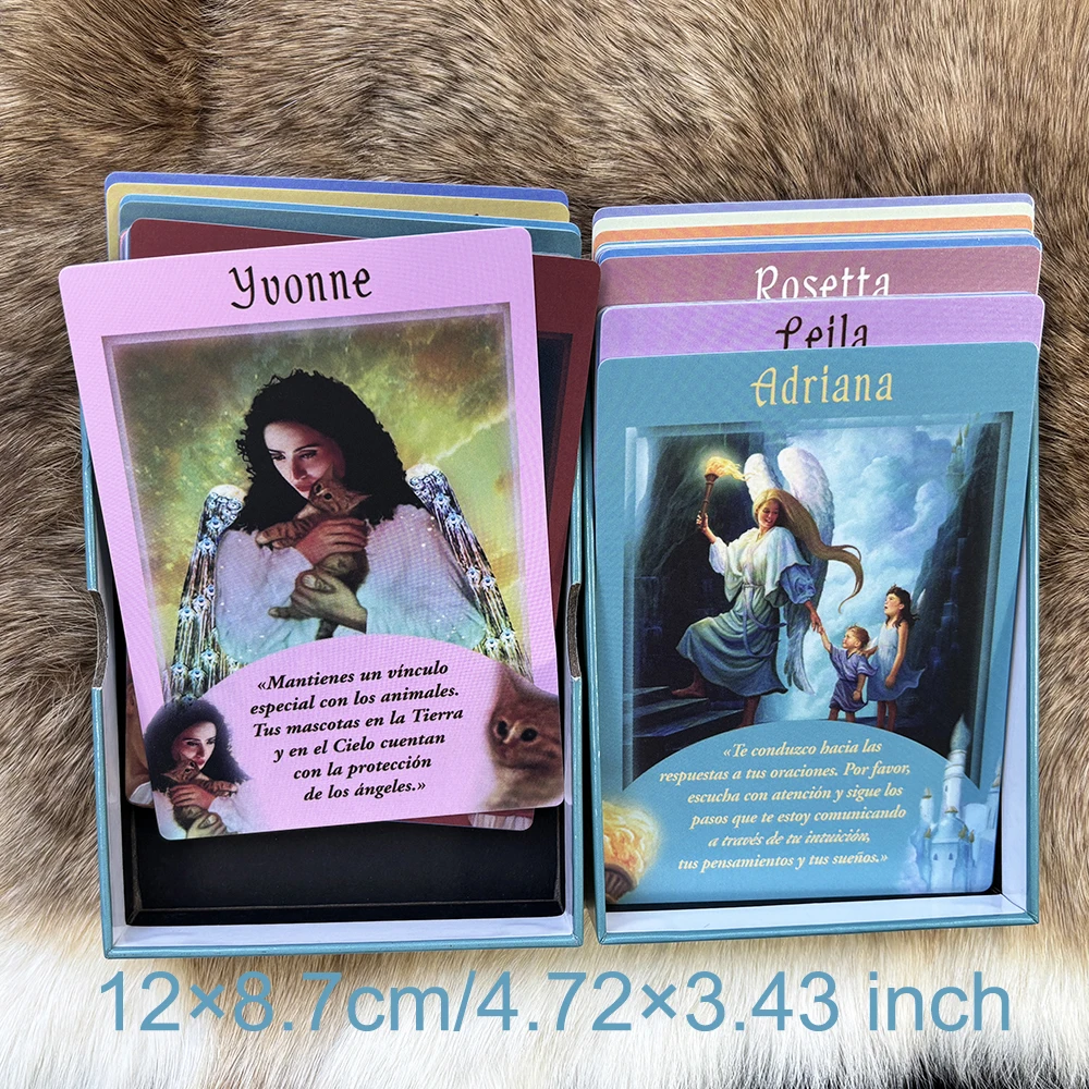 

Spiritual Light Guidance Oracle Cards – Spanish Language | 44-Card Large Size Deck 12×8.7 cm (4.72×3.43 in)