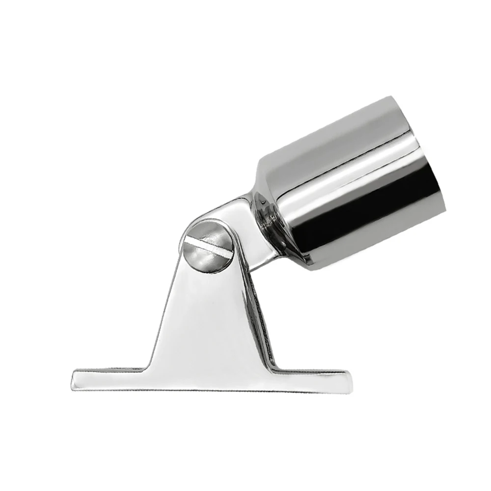  1PC 316 Stainless Steel Bimini Top Fitting 19/20/22/25/30/32mm Top Caps Slide Sleeve Pipe Eye End Cap Marine Hardware image 6