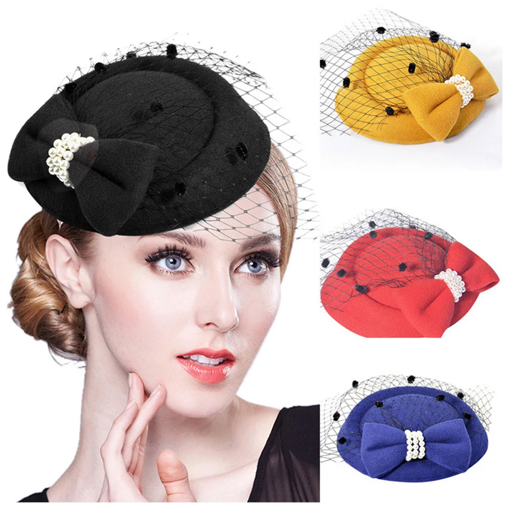 

Butterfly Bowknot Hair Clip Elegant Lace Hairpin For Women Bridal Banquet Headdress Hat Accessory Lightweight Party