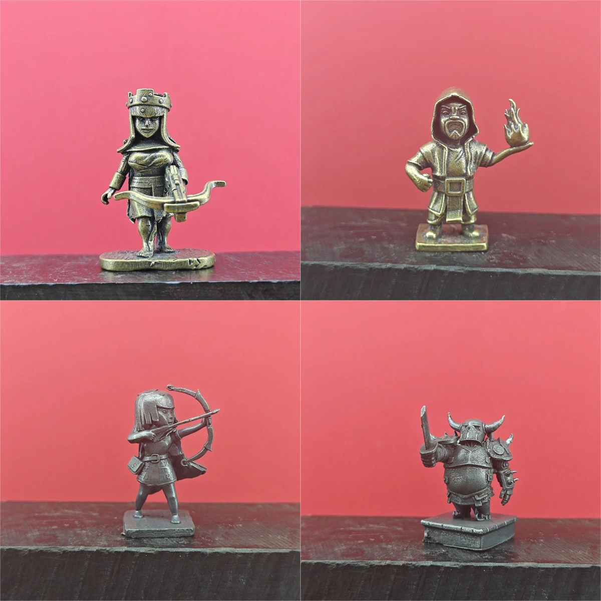 Clash Victory Series Statue Archery Queen Figurines Figurines Copper Decoration Craft Gift for Men and Women