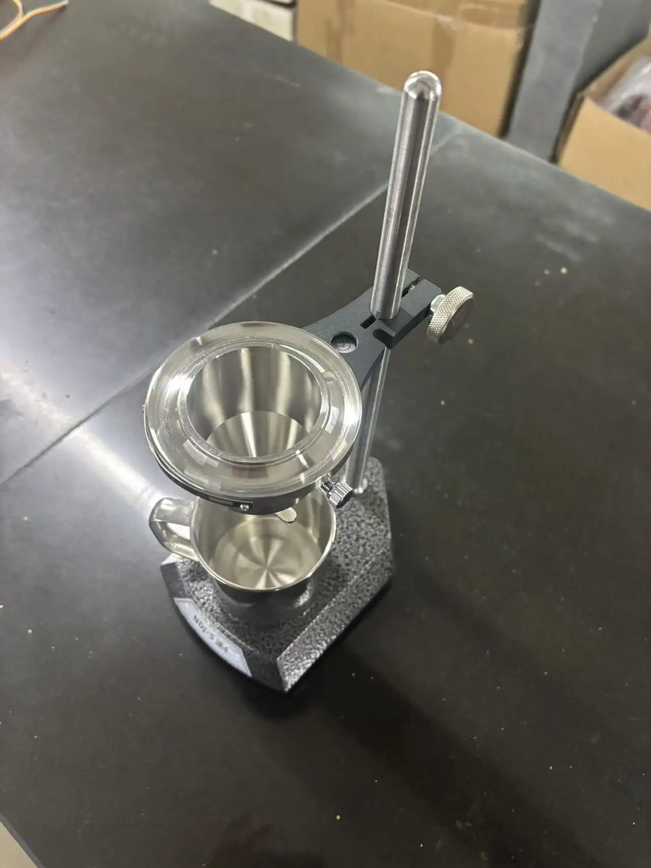 Viscometer Flow Cup Viscometer Ford Cup 4# Flow Viscosity Cup Liquid Flow Meter Liquid Viscosity Tester with Base