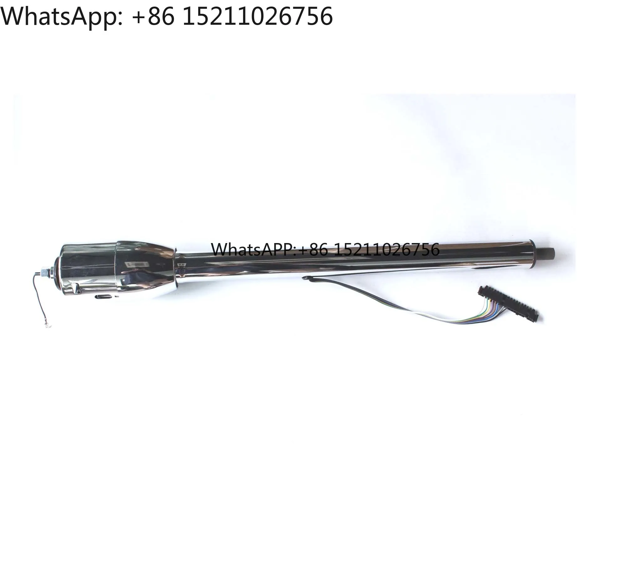 

32'' Chrome Floor Shift Tilt Manual Steering Column with Wheel Adapter No Key DM-8503C VA408