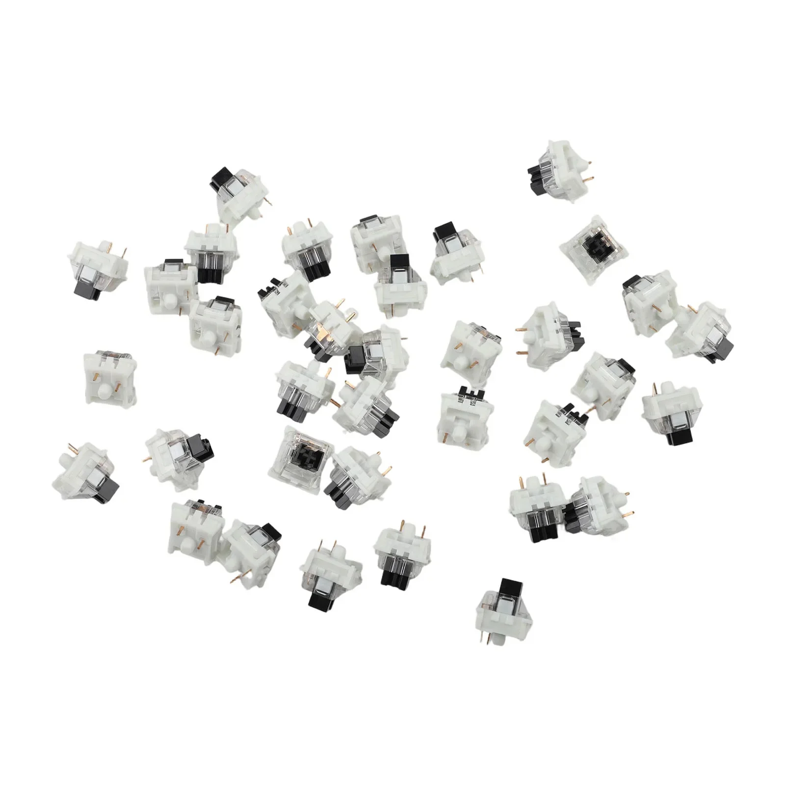 36PCS 3 Pin Tactile Mechanical Keyboard Switches Compatible With Standard Keyboards For Reliable And Responsive Use