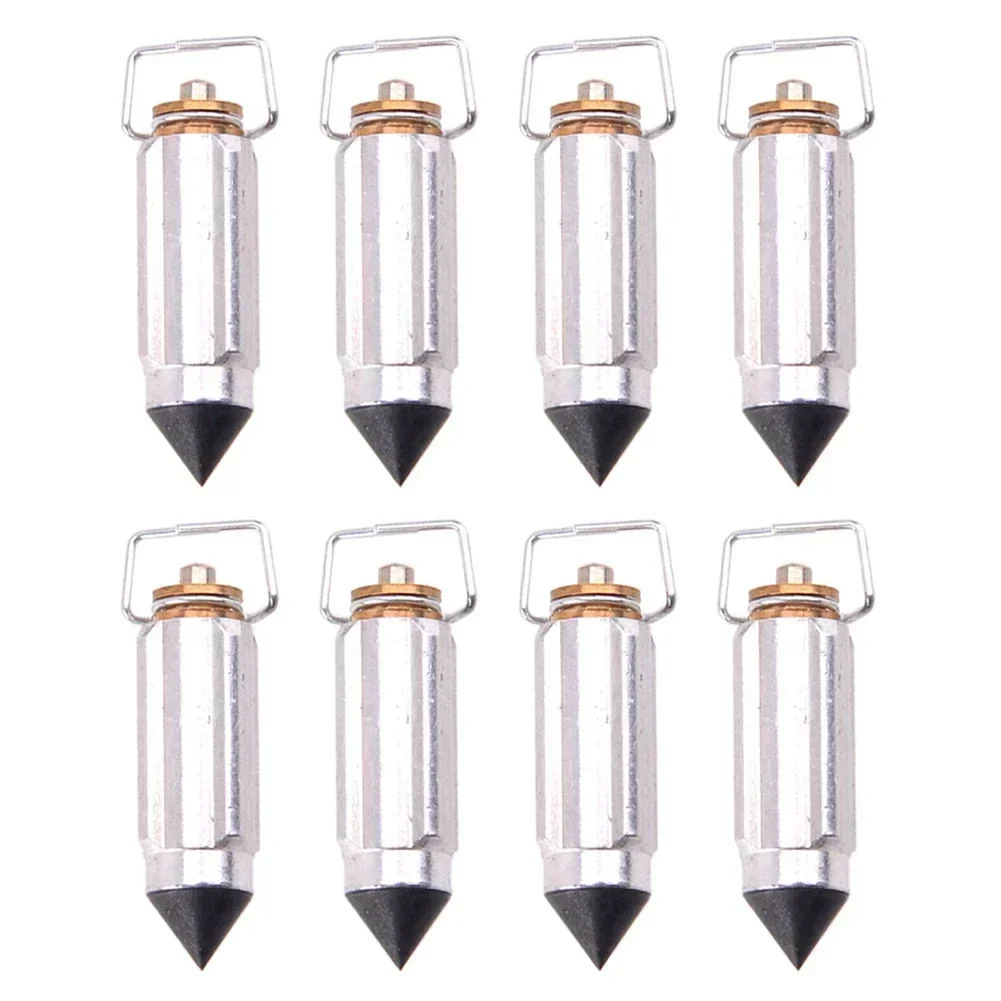 

Carburetor Parts Float Needles Car Exterior Accessories 8pcs Automotives Metal Replacement Silver Valve Needle