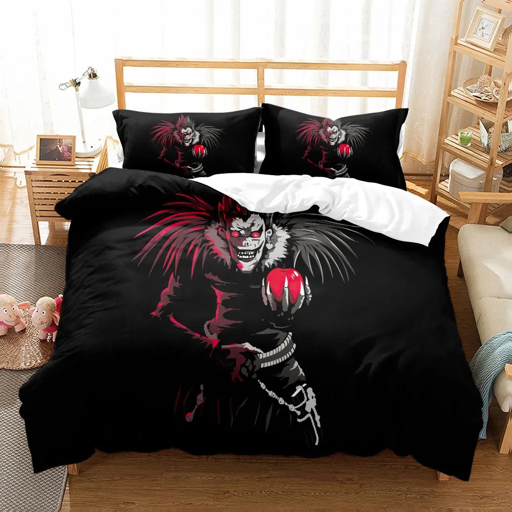 Ryuk Death Note Children Bedding Set King Queen Double Full Twin Single Size Bed Linen Set