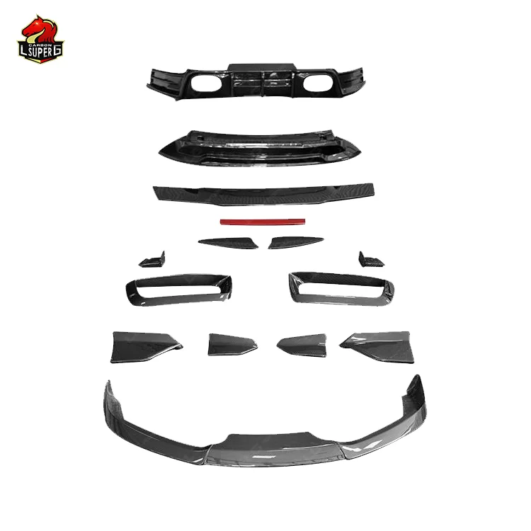 B Style Body kit For Porsche 911 991.2 Upgrade Car Modification Carbon Fiber Material Front Lip Rear Diffusers