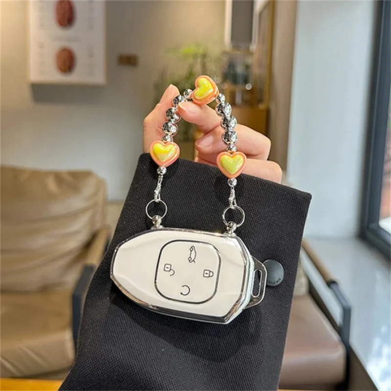 

A+ TPU Car Key Case Cover Keyring Keychain Protector Fob For GAC Trumpchi Empow