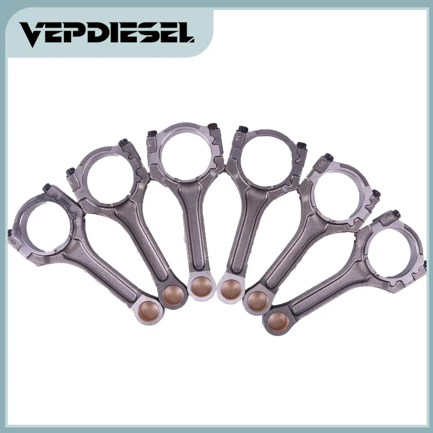 

6 шт. шатуны 235103CHA0 235103CHA1 235103CFA1 для Hyundai Santa Azera Kia Sorento Sedona Cadenza G6DH 3.3 2011-2019 гг.