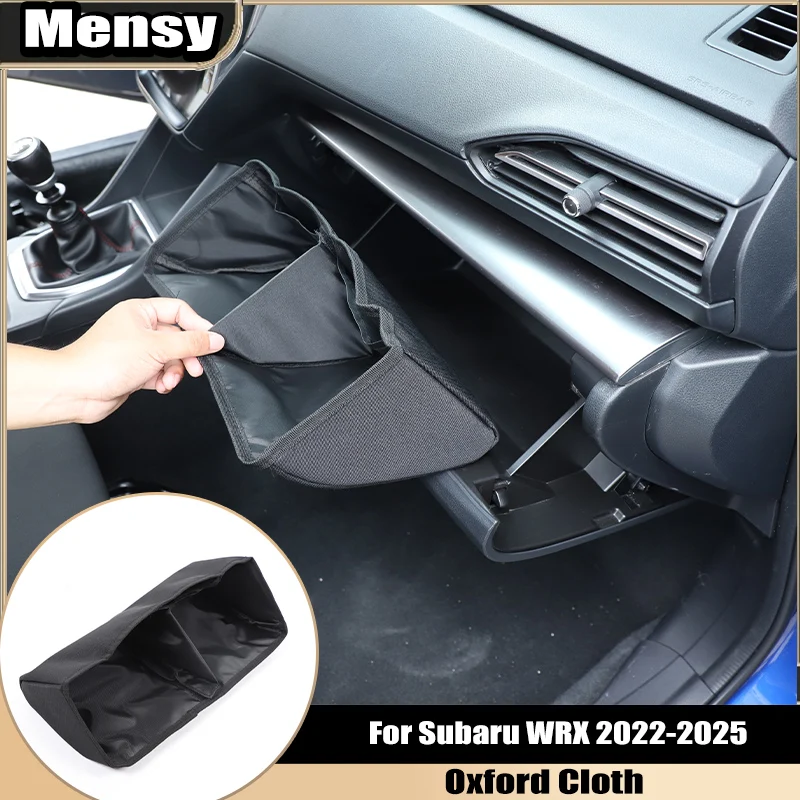 Co-Driver Storage Box Divider Storage Bag For Subaru WRX 2022-2025 Glove Box Stowing Tidying Interior Car Accessories