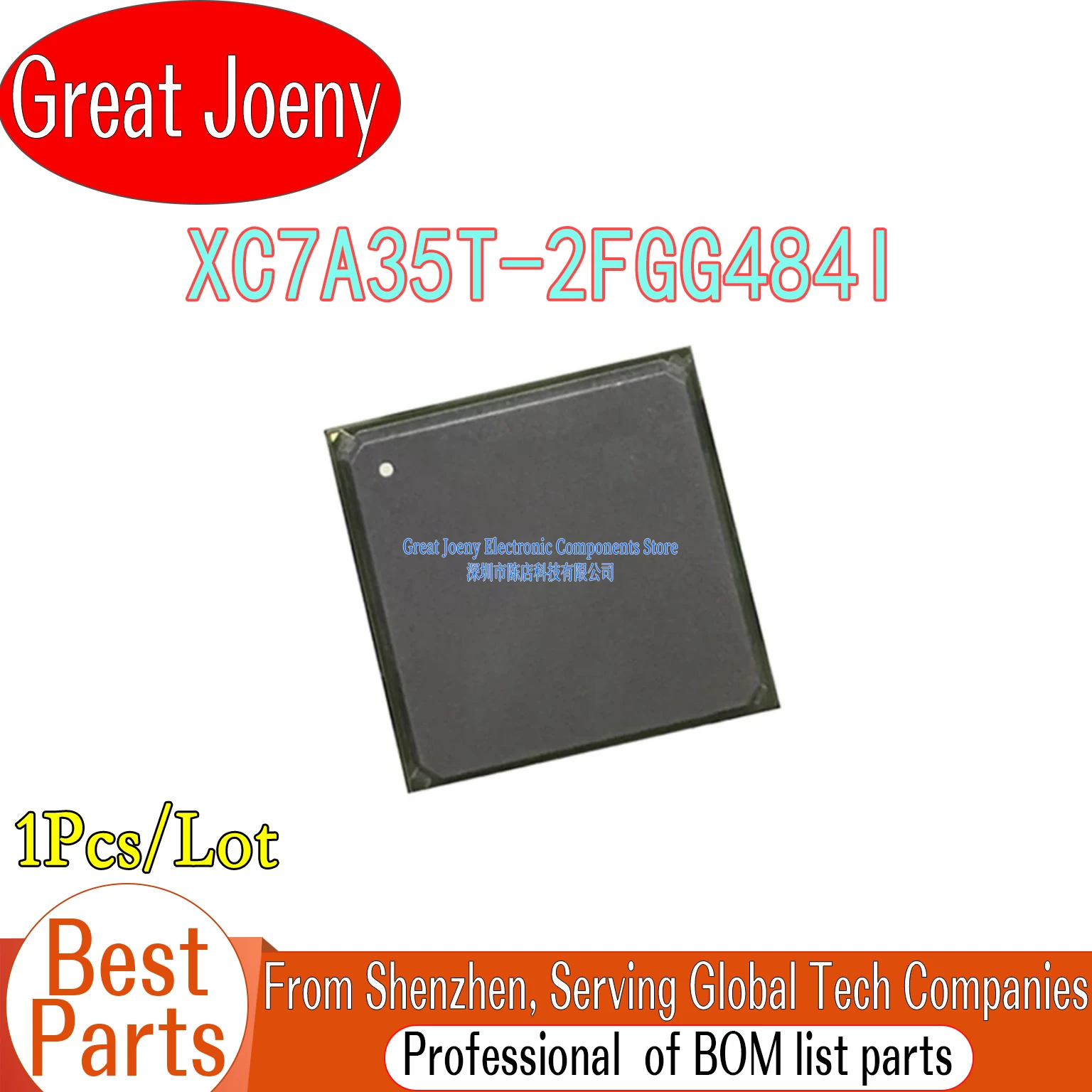 100% Brand New Original XC7A35T XC7A35T-2FGG484I XC7A35T-FGG484 IC Chipset FBGA-484