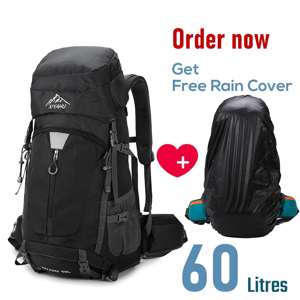 

large capacity outdoor tactical backpack, men's molle backpack, waterproof climbing bag, travel camping hunting backpack molle