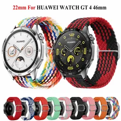 22mm Nylon Strap For Huawei Watch GT 4 46mm Watchband For Huawei Watch 4 Pro/GT5 GT3 Pro 46mm Ultimate Buds Wristband Bracelet