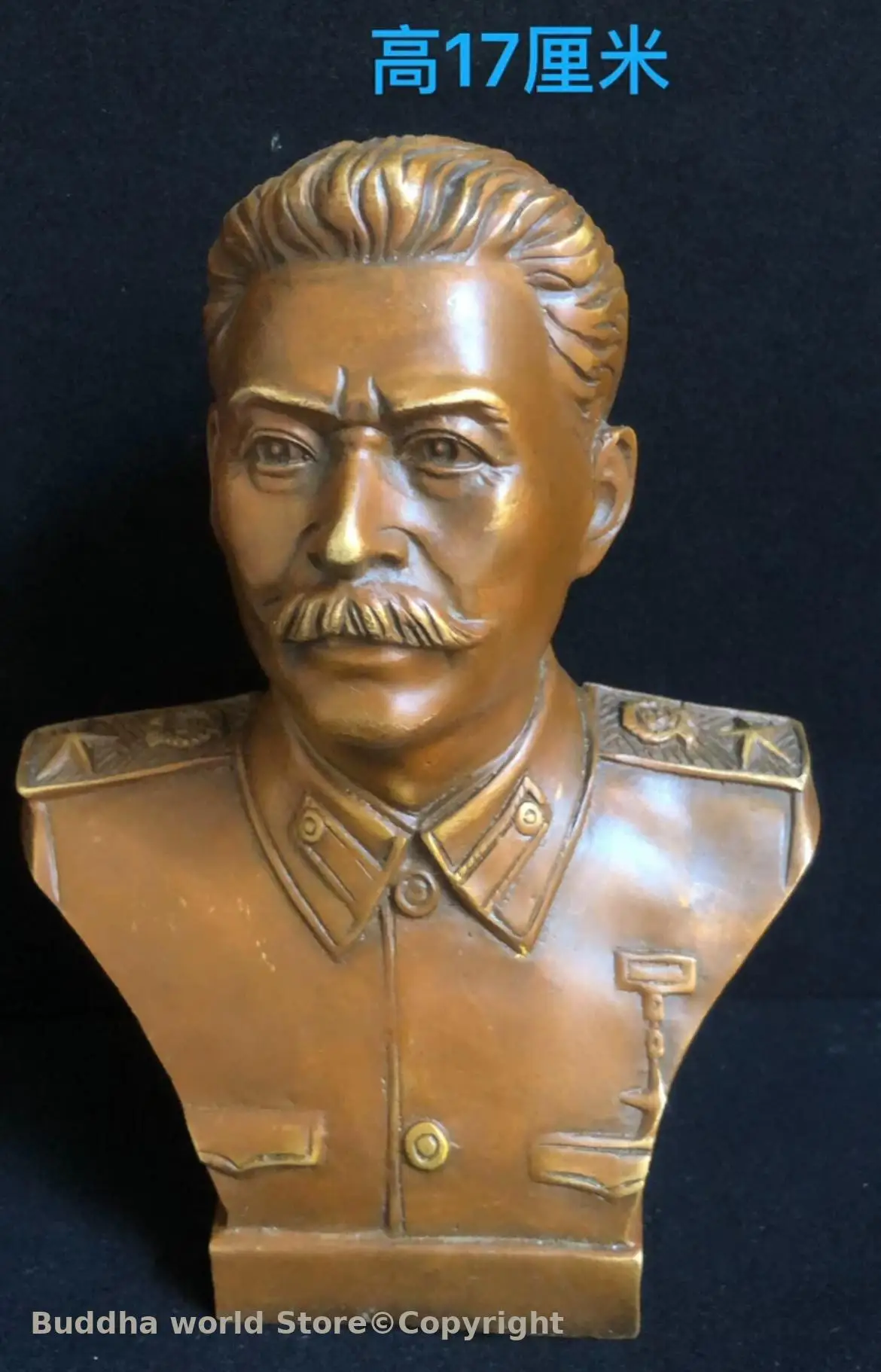 

TOP Collection World War Soviet Russia politician Revolutionist Joseph Stalin Bronze sculpture Moscow Soviet Patriotic War