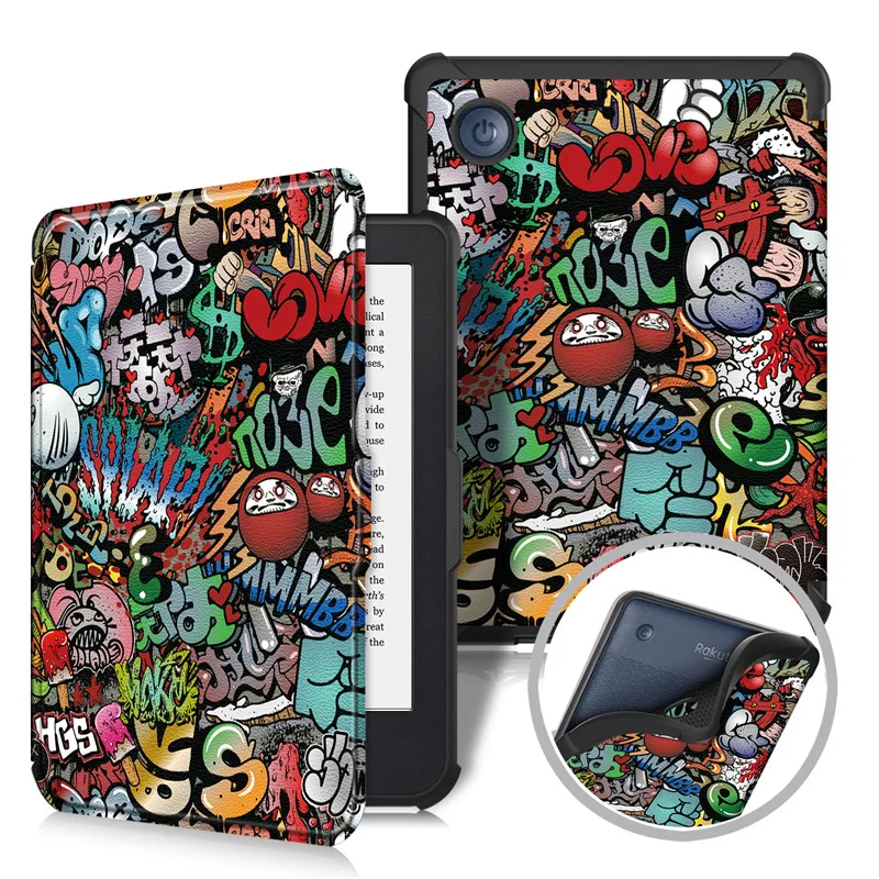 Painted Ereader Cover for Coque Kobo Clara 2E 2022 Case 6