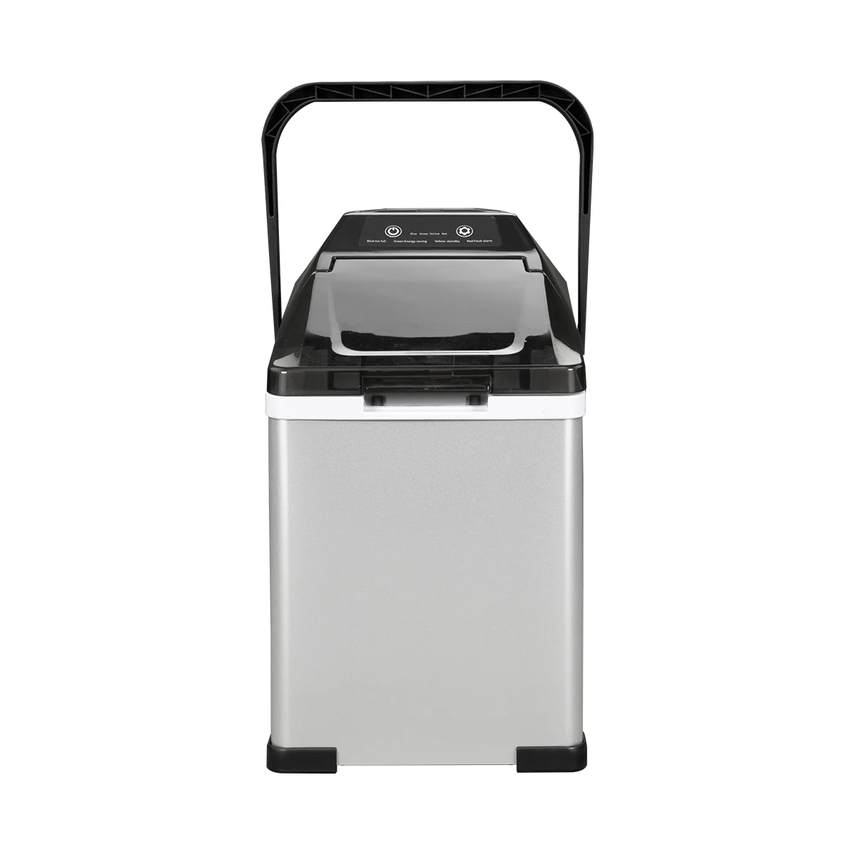 صانع الثلج المحمول ثنائي الغرض صندوق الثلج التلقائي صانع مكعبات الثلج الصغيرة للاستخدام المنزلي والخارجي