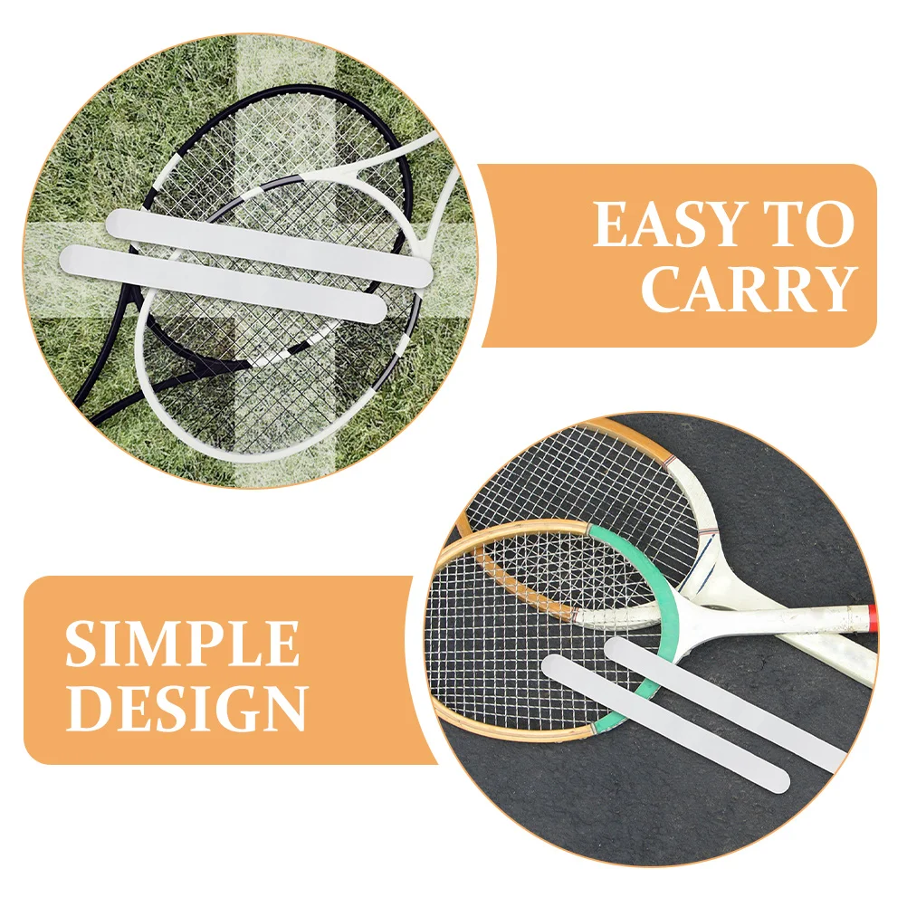 

2 Pcs Tennis Racket Frame Protection Belt Racquet Tape Portable Badminton Grip Tpu Protective Professional Head Clear Tapes