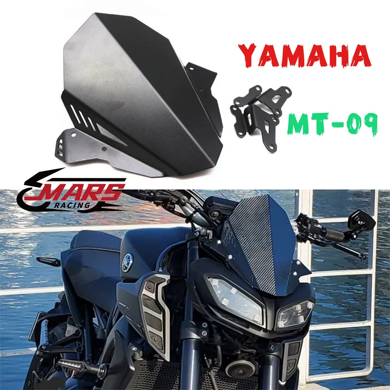 Ветрозащитный экран для YAMAHA MT09 MT-09 MT 09 2017 2018 2019 2020 2021 аксессуары для мотоциклов из алюминиевого сплава