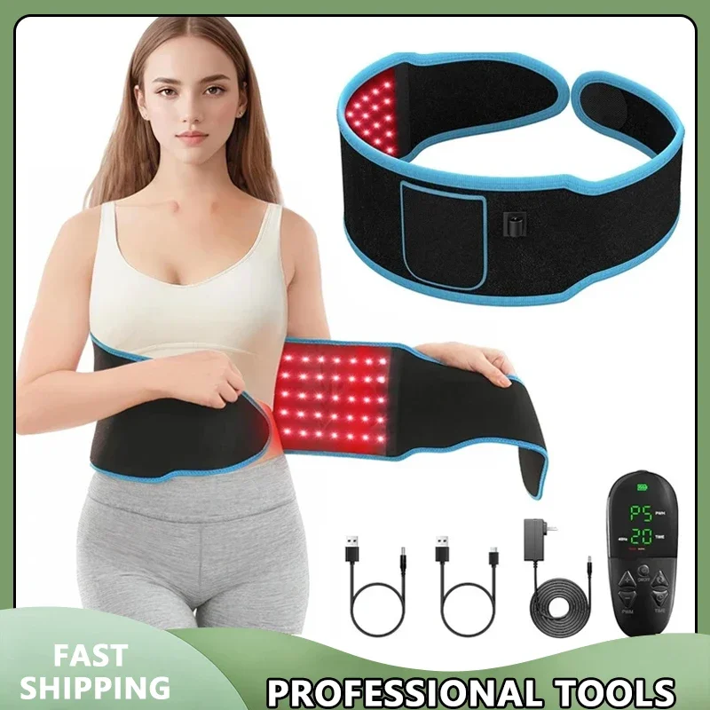 

Red ＆Infrared Light Therapy Belt 850nm 660nm LED Beauty Devices Fo Wrap Burn Fat Face Wrap Slimming Waist Heat Pad Full Body