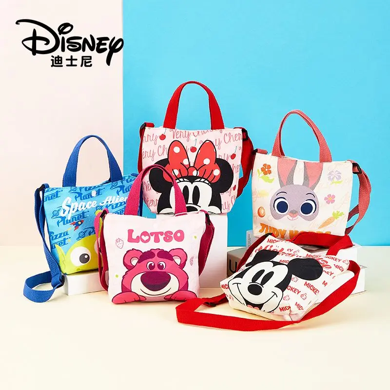 

Сумка через плечо Disney Judy Mickey Alien Lotso, холщовая сумка, милая студенческая сумка с героями мультфильмов, праздничный подарок