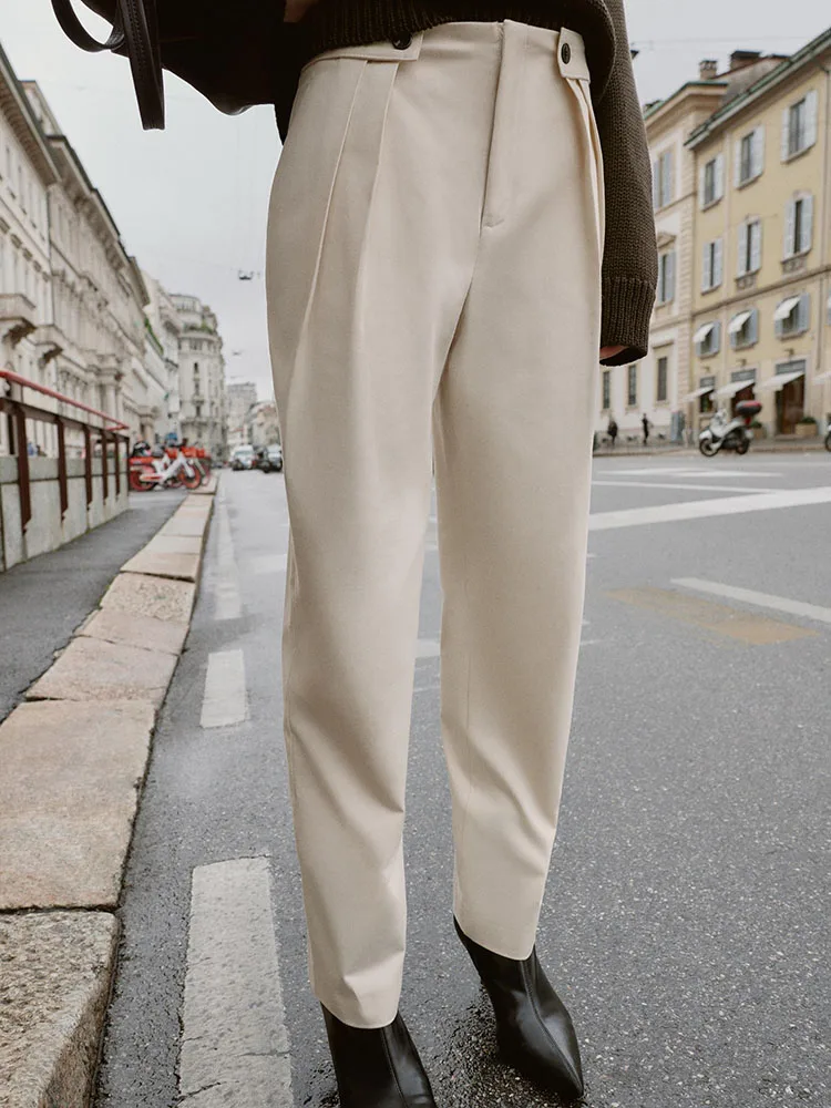 กางเกงเลกกิ้งเอวสูงสำหรับผู้หญิง ดีไซน์กระดุม แต่งลายชนเผ่า สำหรับฤดูหนาว รุ่นใหม่ล่าสุด ปี 2025 เหมาะสำหรับการแสดงบนเวที