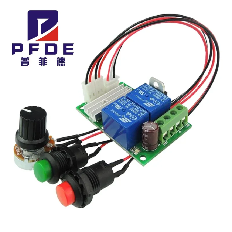 DC 6V 12V 24V PWM DC motor speed controller forward and reverse switch Linear actuator motor controller adjustable Speed Control