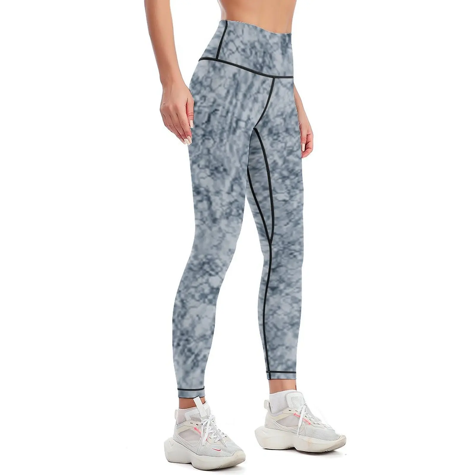 Denim blue jeans texture Leggings Sportswear woman gym Fitness's gym clothes Clothing fitness Jogger pants Womens Leggings