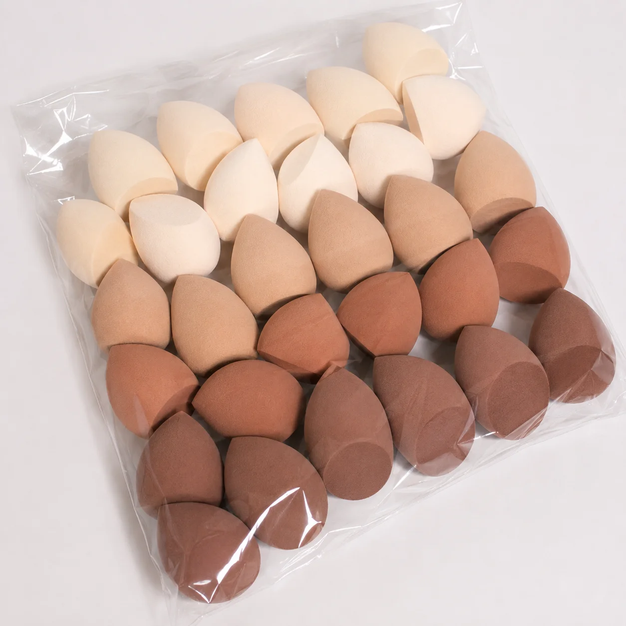 7-teiliges/18-teiliges Make-up-Schwamm-Set, geeignet für die Anwendung von flüssiger BB-Creme und Puder, Make-up-Ei für trockene und nasse Anwendung, Puderquaste.