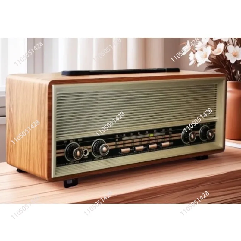 

desktop stereo radio FM medium wave short wave Bluetooth speaker plug-in audio