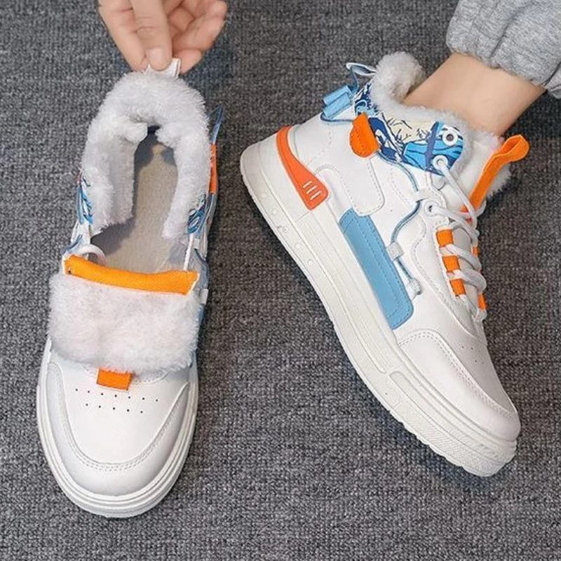 

Thermal Insulated Fleece Lined Snow Boots for Teen Boys Men Cotton Padded Waterproof Winter Shoes for Cold Northeast Winter​