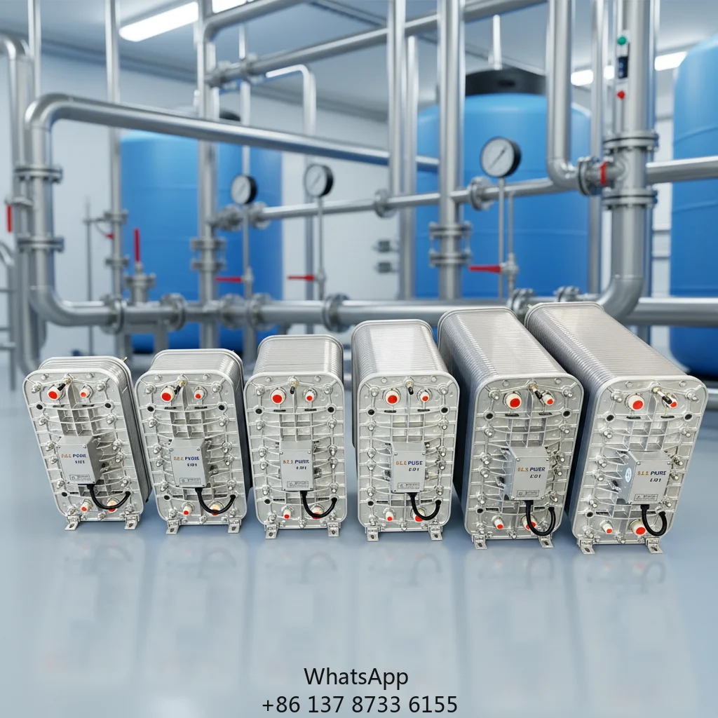 Cost-Effective HUAMO EDI Module Small 100L 100T/H Membrane Stack Electrodialysis Reversal Spacer Net Ultra-pure Water Equipment