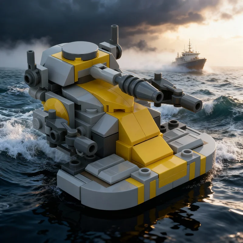 

Набор строительных блоков MOC Star Battle AAT Speeder (189 деталей), альтернативная модель, конструктор, идея для рождественского подарка, развивающая игрушка