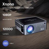 Xnano X1 Pro Portable Projector 4K 8K Full HD 1080P WiFi LED Video Beam Projector Android BT5.0 Home Theater Chrismas LED Light